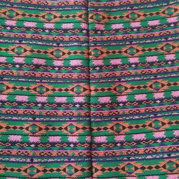 Pleasure Doing Business Colorful Mini Length Bandage Style Skirt Women's Large - Picture 12 of 12